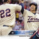 Brian Dozier 2016 Topps #308 Minnesota Twins Baseball Card