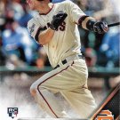 Kelby Tomlinson 2016 Topps Rookie #322 San Francisco Giants Baseball Card