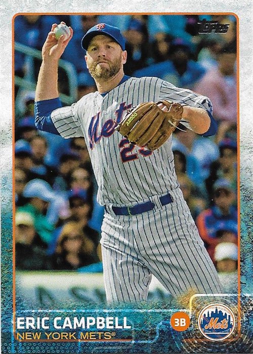 Eric Campbell 2015 Topps Update #US113 New York Mets Baseball Card