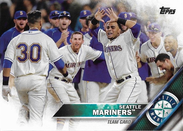 Seattle Mariners 2016 Topps #79 Baseball Team Card