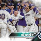 Seattle Mariners 2016 Topps #79 Baseball Team Card
