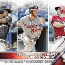 Dee Gordon-Bryce Harper-Paul Goldschmidt 2016 Topps #3338 Baseball Card