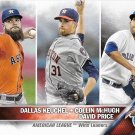 Dallas Keuchel-Collin McHugh-David Price 2016 Topps #187 Baseball Card