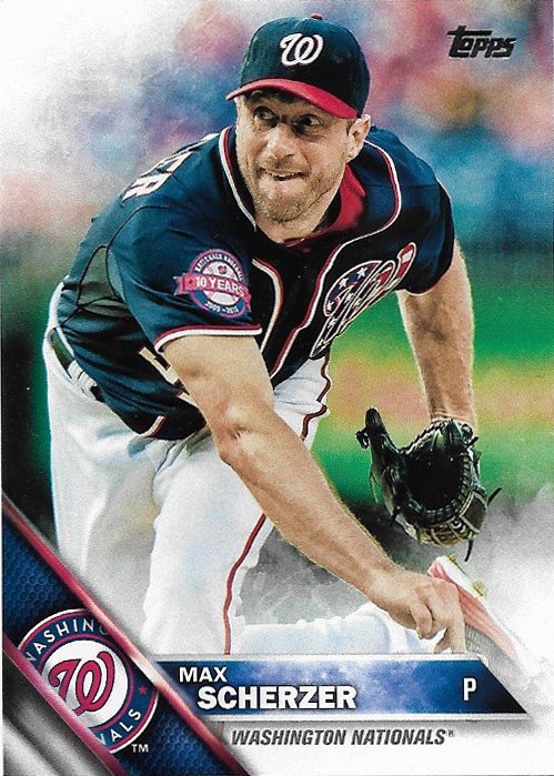 Washington Nationals baseball card