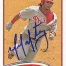 AUTOGRAPH: Michael Martinez 2012 Topps #64 Philadelphia Phillies Baseball Card