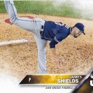 James Shields 2016 Topps #541 San Diego Padres Baseball Card