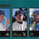Jason Conti-Chris Wakeland-Brian Cole 2001 Topps Rookie #327 Baseball Card