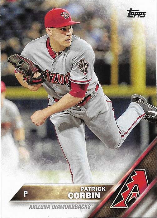 Patrick Corbin 2016 Topps #629 Arizona Diamondbacks Baseball Card
