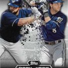 Prince Fielder-Ryan Braun 2016 Topps Back To Back #B2B-1 Milwaukee Brewers Baseball Card