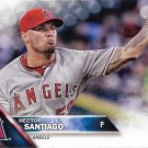 Hector Santiago 2016 Topps #545 Los Angeles Angels Baseball Card