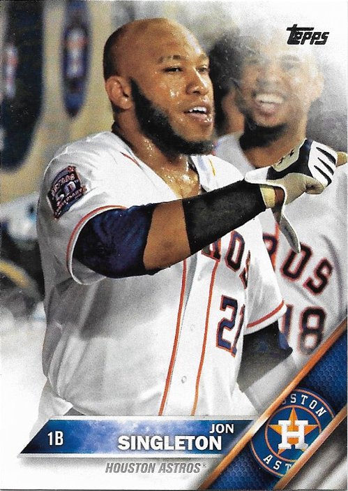 Jon Singleton 2016 Topps #392 Houston Astros Baseball Card