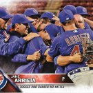 Jake Arrieta 2016 Topps Update #US62 Chicago Cubs Baseball Card