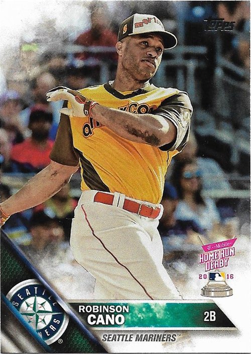 Robinson Cano 2016 Topps Update #US280 Seattle Mariners Baseball Card