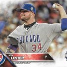 Jon Lester 2016 Topps Update #US160 Chicago Cubs Baseball Card