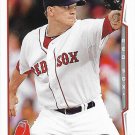 Jake Peavy 2014 Topps #307 Boston Red Sox Baseball Card