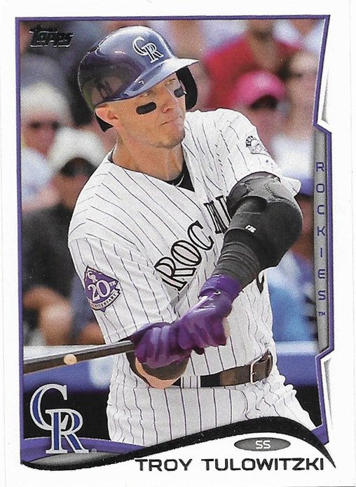 Ellis Burks 1995 Topps #235 Colorado Rockies Baseball Card