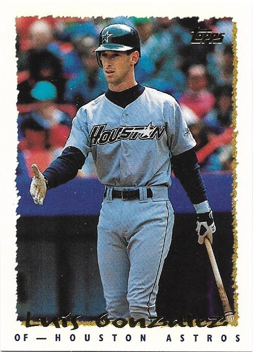 1995 Studio Baseball Card #95 Luis Gonzalez
