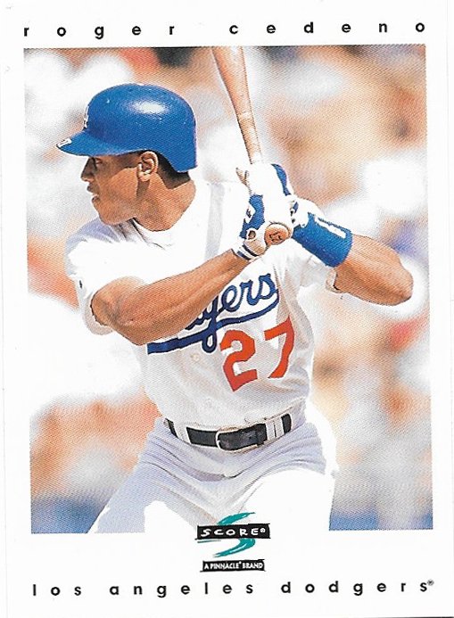 Roger Cedeno 1997 Score #186 Los Angeles Dodgers Baseball Card