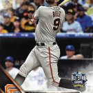 Brandon Belt 2016 Topps Update #US70 San Francisco Giants Baseball Card