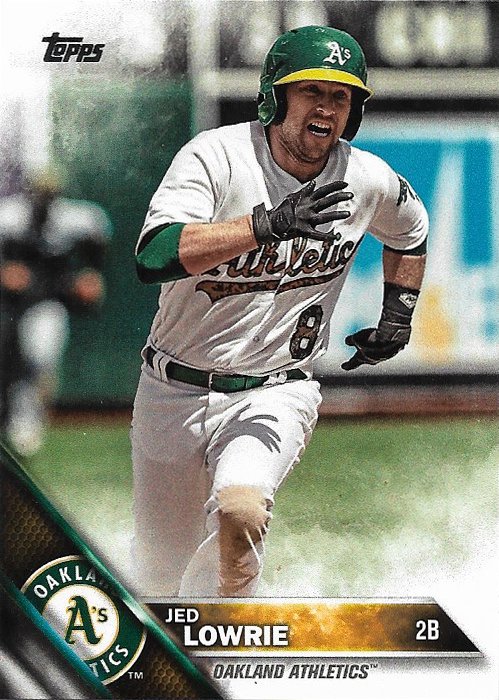 Jed Lowrie 2016 Topps Update #US61 Oakland Athletics Baseball Card