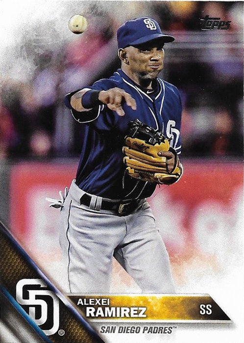 Alexi Ramirez 2016 Topps Update #US16 San Diego Padres Baseball Card