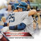 Mark Teixeira-Alex Rodriguez 2016 Topps #329 New York Yankees Baseball Card