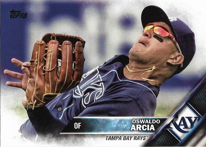 Oswaldo Arcia 2016 Topps Update #US122 Tampa Bay Rays Baseball Card