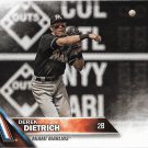 Derek Dietrich 2016 Topps Update #US277 Miami Marlins Baseball Card