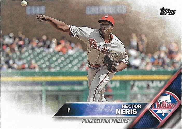 Hector Nerris 2016 Topps Update #US95 Philadelphia Phillies Baseball Card