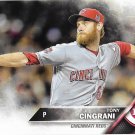 Tony Cingrani 2016 Topps #671 Cincinnati Reds Baseball Card