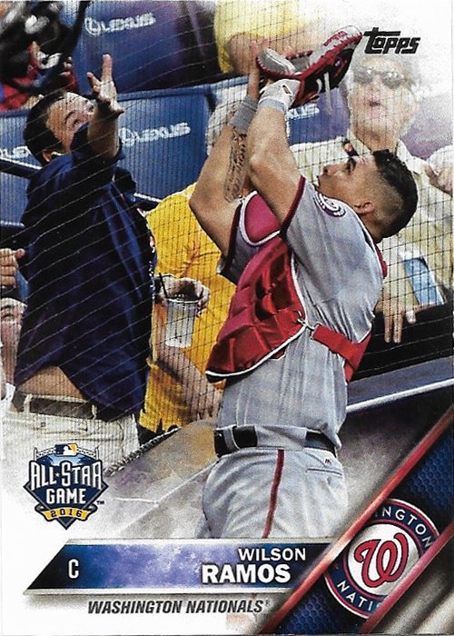Wilson Ramos 2016 Topps Update #US15 Washington Nationals Baseball Card