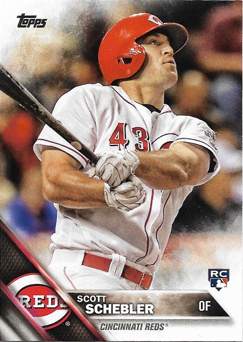 Scott Schebler 2016 Topps Update Rookie #US73 Cincinnati Reds Baseball Card