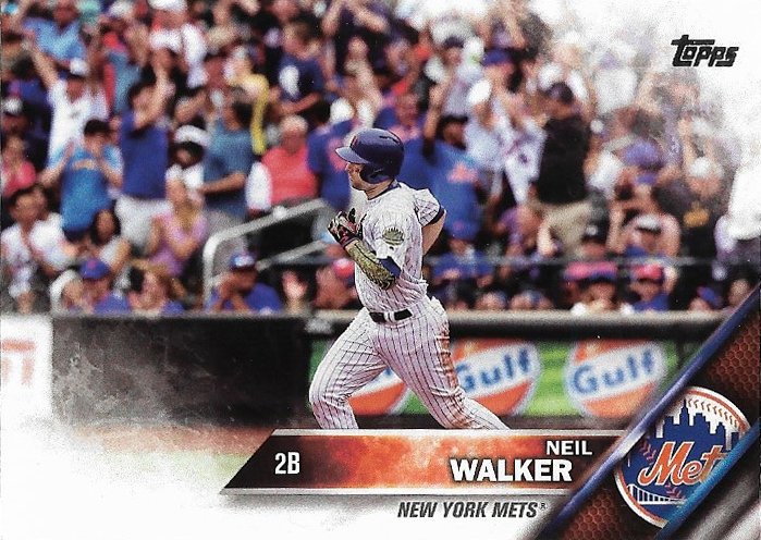 Neil Walker 2016 Topps Update #US22 New York Mets Baseball Card