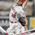 Jered Weaver 2017 Topps #135 Los Angeles Angels Baseball Card