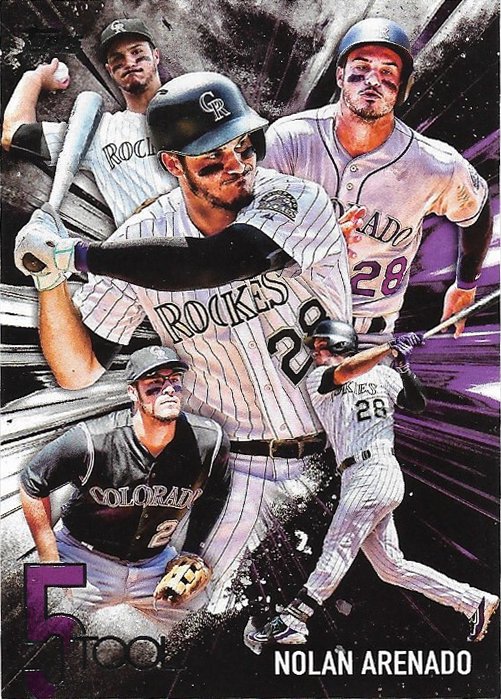 Nolan Arenado 2017 Topps Five Tools #5T-17 Colorado Rockies Baseball Card