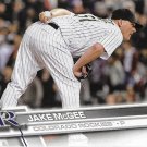 Jake McGee 2017 Topps #180 Colorado Rockies Baseball Card
