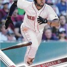 Jackie Bradley Jr. 2017 Topps #245 Boston Red Sox Baseball Card