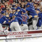 Chicago Cubs World Series Champion 2017 Topps #206 Baseball Team Card
