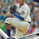 Felix Hernandez 2017 Topps #243 Seattle Mariners Baseball Card