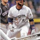 Jonathan Villar 2017 Topps #151 Milwaukee Brewers Baseball Card
