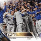 Kansas City Royals 2016 Topps #399 Baseball Team Card