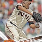 Matt Moore 2017 Topps #179 San Francisco Giants Baseball Card