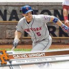 David Wright 2017 Topps #19 New York Mets Baseball Card