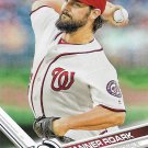 Tanner Roark 2017 Topps #212 Washington Nationals Baseball Card