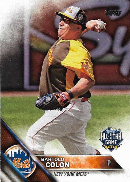 Bartolo Colon 2016 Topps Update #US161 New York Mets Baseball Card