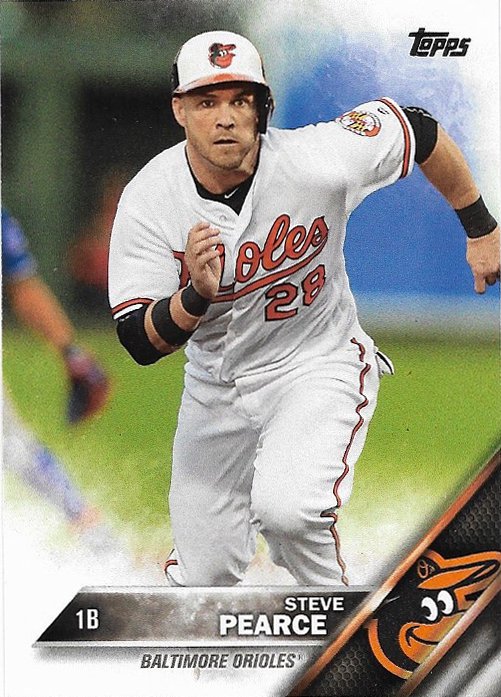 Steve Pearce 2016 Topps Update #US64 Baltimore Orioles Baseball Card