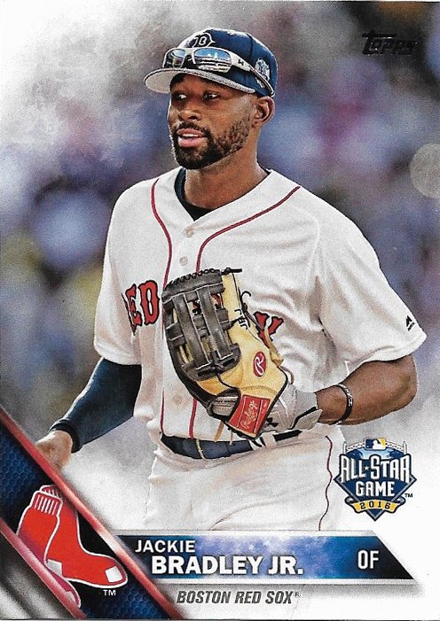 Jackie Bradley Jr. 2016 Topps Update #US192 Boston Red Sox Baseball Card