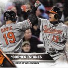 Chris Davis-Manny Machado 2016 Topps Update #US120 Baltimore Orioles Baseball Card