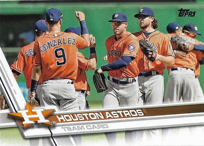 Houston Astros 2017 Topps team Card #175 at 's Sports