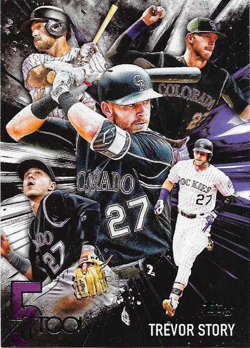 Trevor Story 2017 Topps Five Tools #5T-29 Colorado Rockies Baseball Card